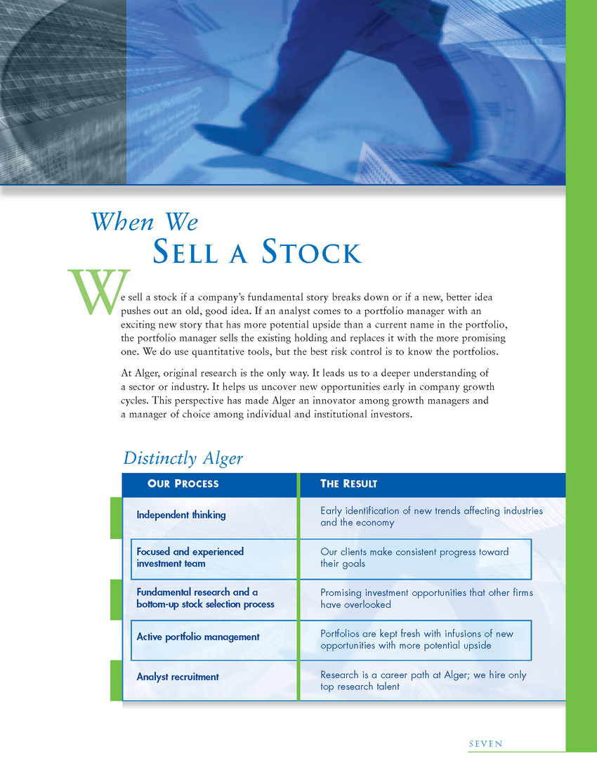 Alger Capabilities Brochure