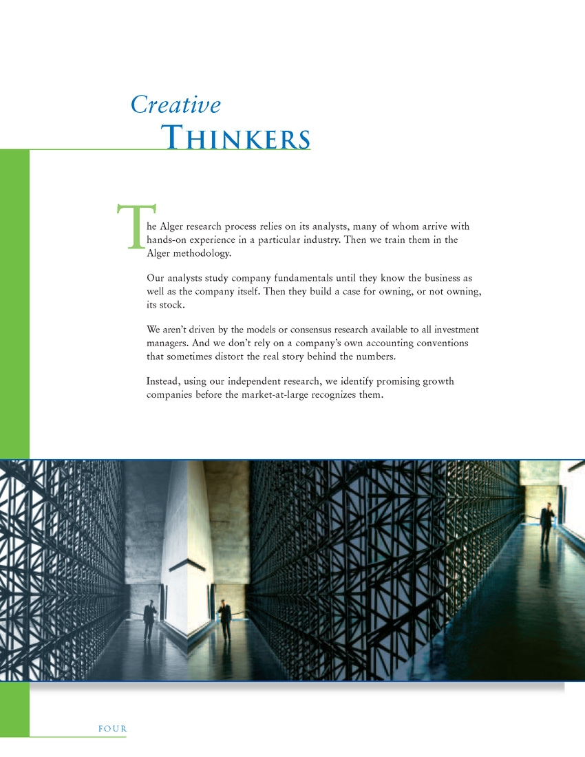Alger Capabilities Brochure