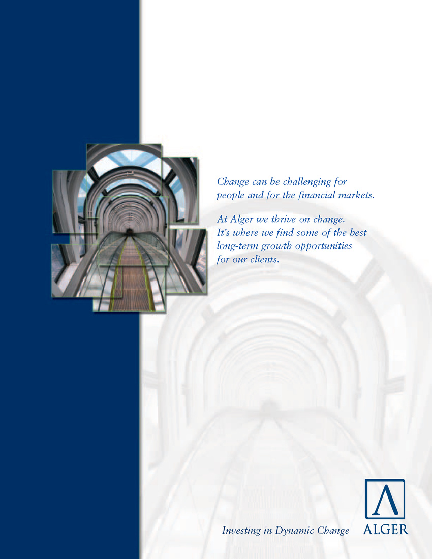 Alger Capabilities Brochure