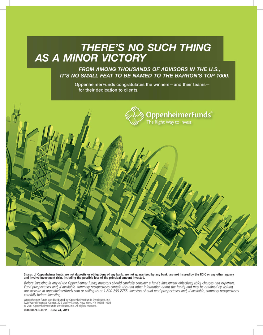 Oppenheimer - Barron's Ad