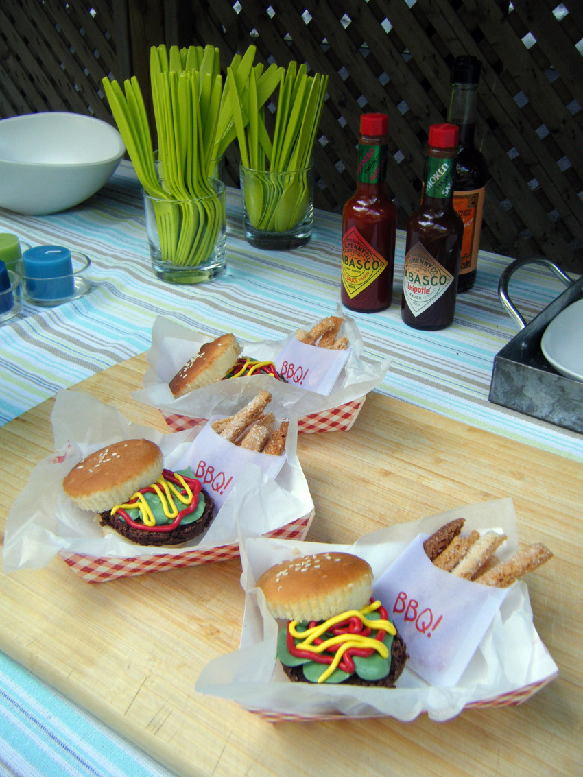 Slider Cupcakes for BBQ