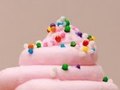 Vanilla Cupcake with Strawderry Buttercream Icing