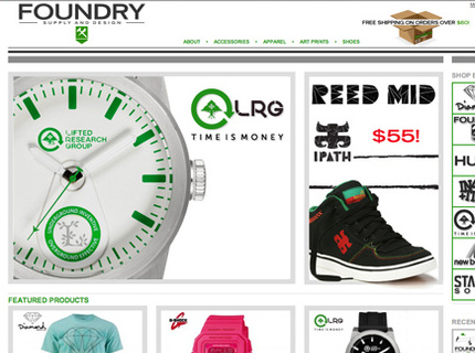 E-Commerce Site design & Printed Material