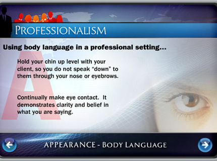 A module for Sales Execs on Professionalism