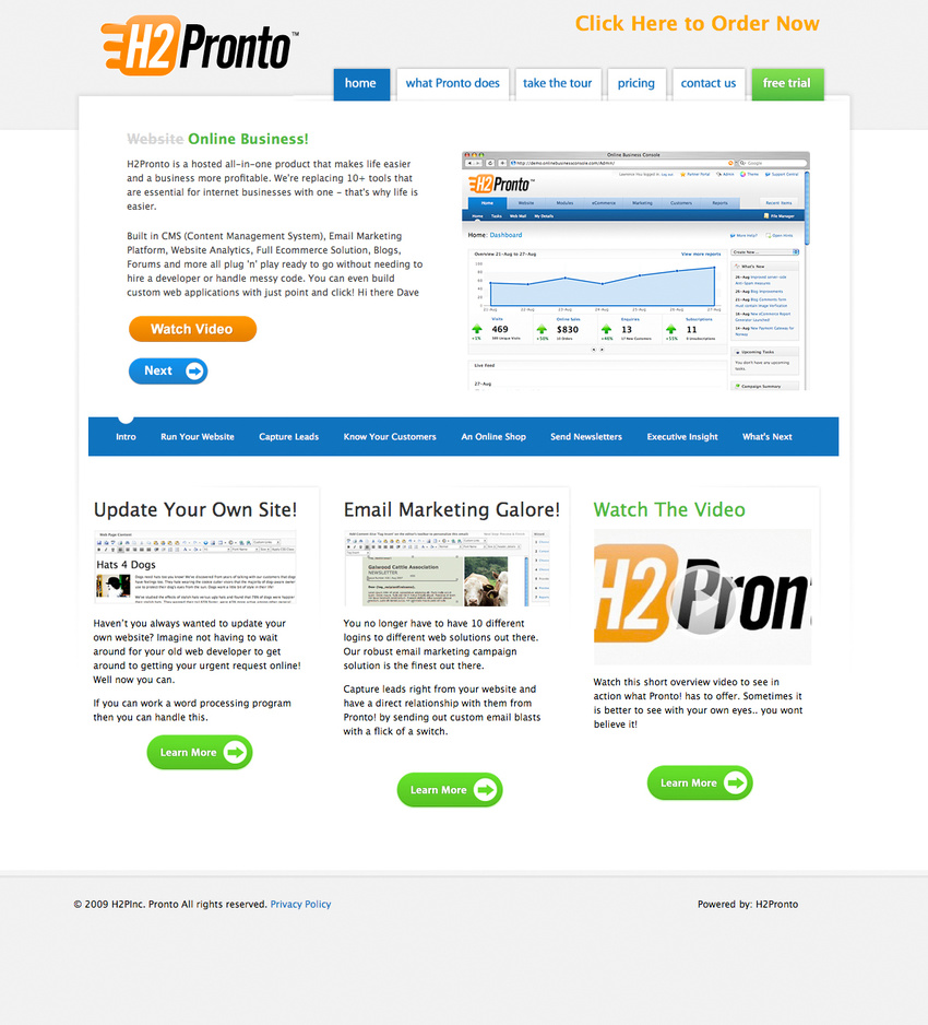 H2Pronto - http://www.h2pronto.com