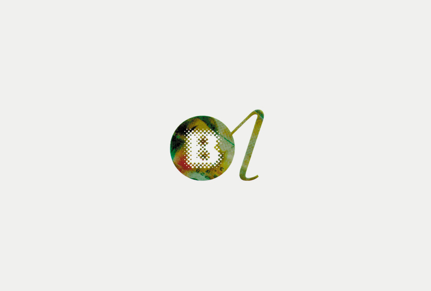 Logo for Botany Lithographic Ltd. Art director: Vaughan Oliver.