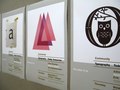 Posters for the autumn 2010 Salon speaking event at Johnson & Johnson. Letterforms by John Downer (S, N), Erik Spiekerman (A), a