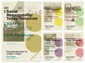 Posters for the autumn 2009 Salon speaking event at Johnson & Johnson.