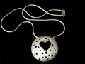 Heart Pendant made with sterling silver