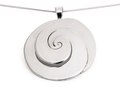 Circle pendant made with sterling silver