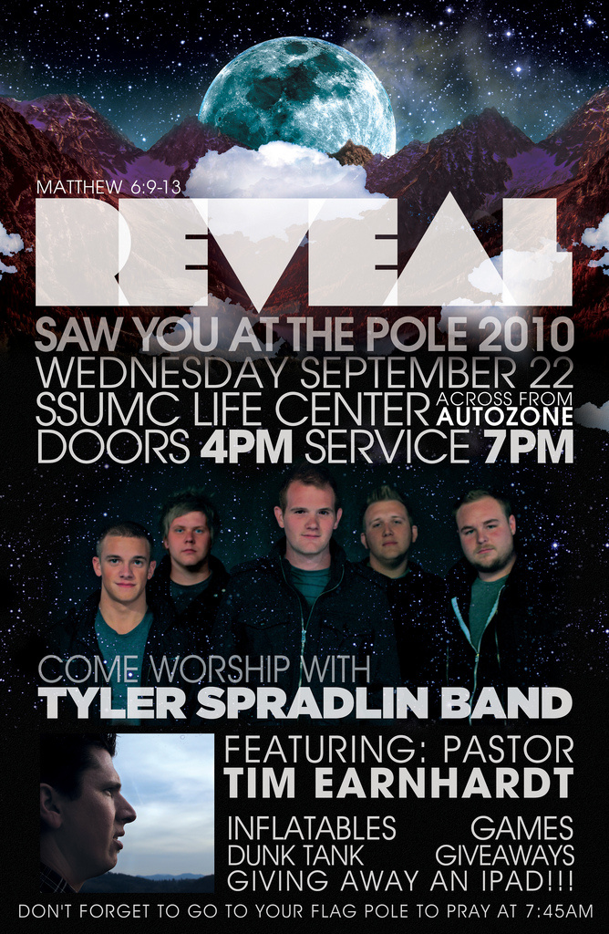 Reveal/Saw You at the Pole 2010 Poster/Flyer