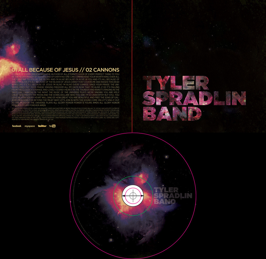 Tyler Spradlin Band CD Art Concept