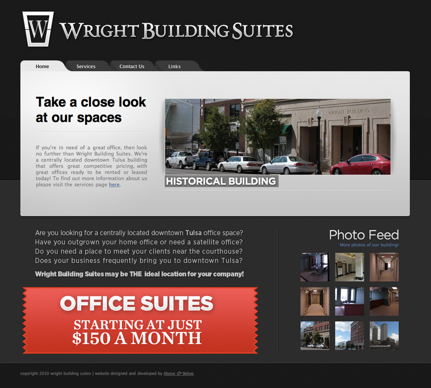 Wright Building Suites Website