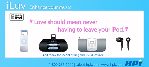 Print/Web Ad For iLuv Products (HPI)