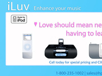 Print/Web Ad For iLuv Products (HPI)