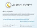Sales sheet used to promote Angelsoft's Features. This was designed to be given out at a tradeshow.