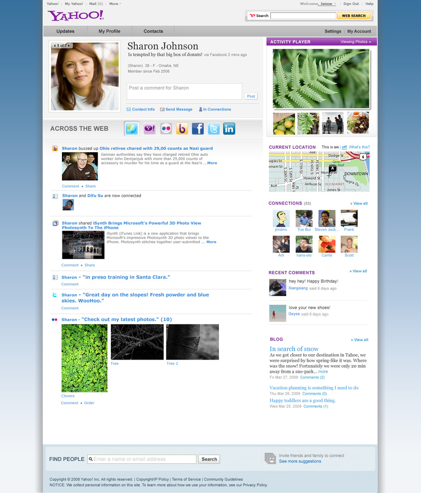 Yahoo! Profiles