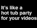Jumpcut Print Ad - Hot tub party