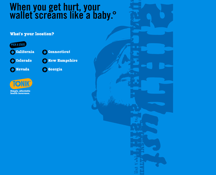 Tonik Health - Tonik.com login page