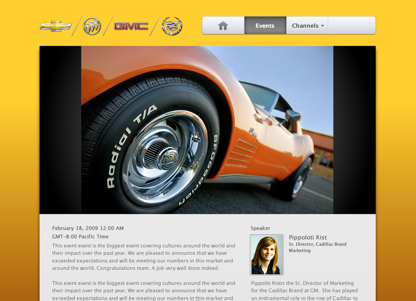 GM Video Portal - Video Page