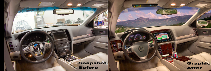 Before & After Car Rendering