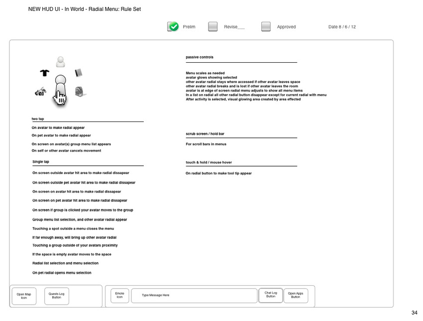 UX Design: Game Design Rule Sets