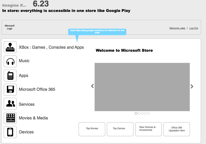 Web 2.0 Landing page for Windows