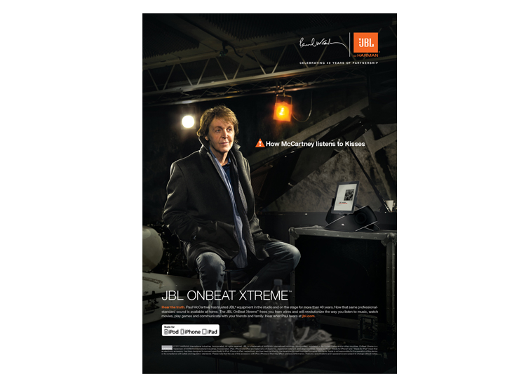 Sir Paul McCartney Print Ad