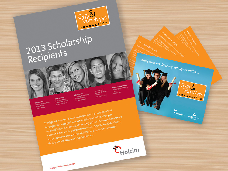 Scholarship Poster / Holcim Von Gygi Foundation