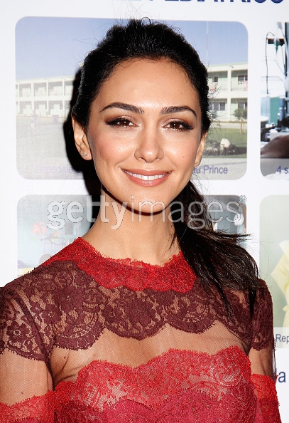 Nazanin Boniadi at Paul Haggis's Artists for Peace and Justice event in Rome