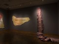 Installation View of RIBBON, STAIN, CLOUD, MFA Thesis Exhibit, at Snite Museum of Art, University of Notre Dame, 2010