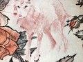 Detail, IMAGINATION & OBSERVATION: Pattern for Marie de France, multiple plate intaglio print on BFK Rives
