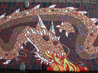 Lemm Ranch bench, downtown Chico, CA, 72" x 24" x 18"