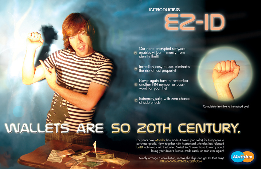 EZ-ID print ad (2007)