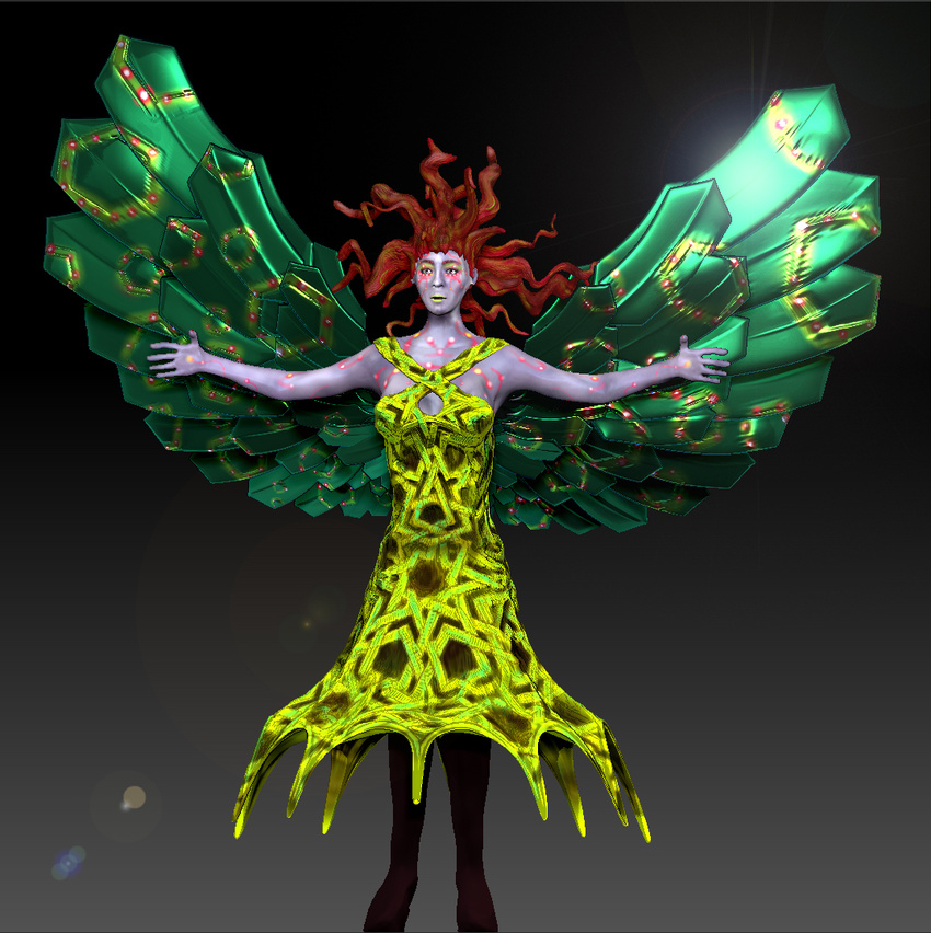 Her Majesty The Sorceress Kruéleshka I character model (2011)