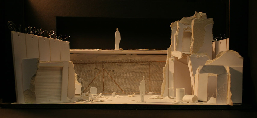 American Repertory Theatre's Zero Arrow Theatre Set + Costume design by David Reynoso