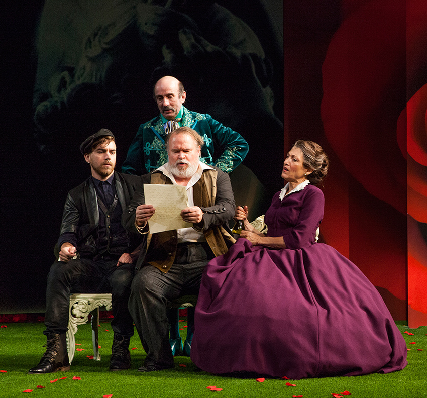 direction: Rebecca Taichman | scenic design: Riccardo Hernandez | lighting design: Chris Akerlind | photo: Jim Cox