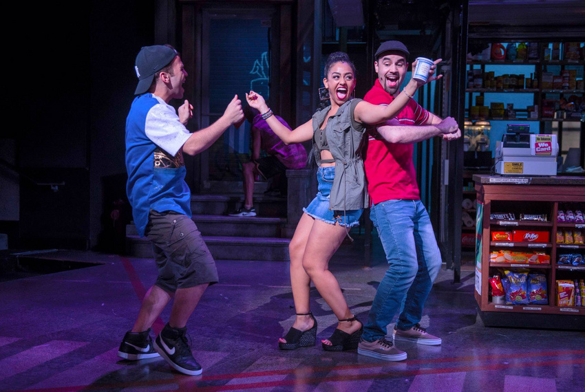 Photo: Michael Brosilow | Direction: May Adrales | Choreography: William Carlos Angulo | Scenic Design: Timothy Mackabee | Lighting Design: Robert Aguilar | Sound design: Megan Goode | Music Direction: Dan Kazemi