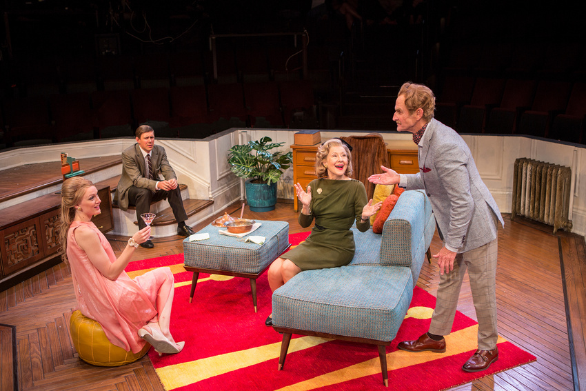 Kerry BishƩ, Chris Lowell, Mia Dillon, Jere Burns | direction: Jessica Stone | scenery: Tobin Ost | lighting: Amanda Zieve | photo: Jim Cox