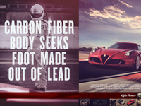 Alfa Romeo/Alt. Print Layout/"Lead Foot"