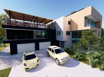 Gloria Mendoza House Design - EXTERIOR RENDERING 04