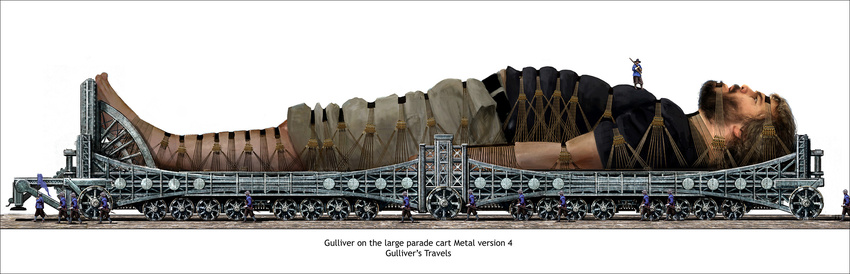 The parade cart. Metal design. .Copyright Twentieth Century Fox Film Corporation