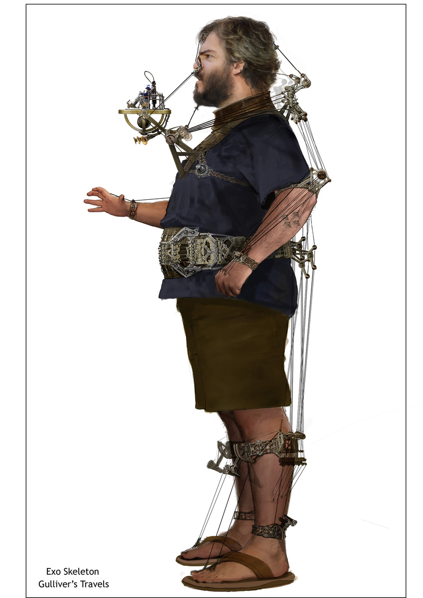 Gulliver in the control harness. .Copyright Twentieth Century Fox Film Corporation