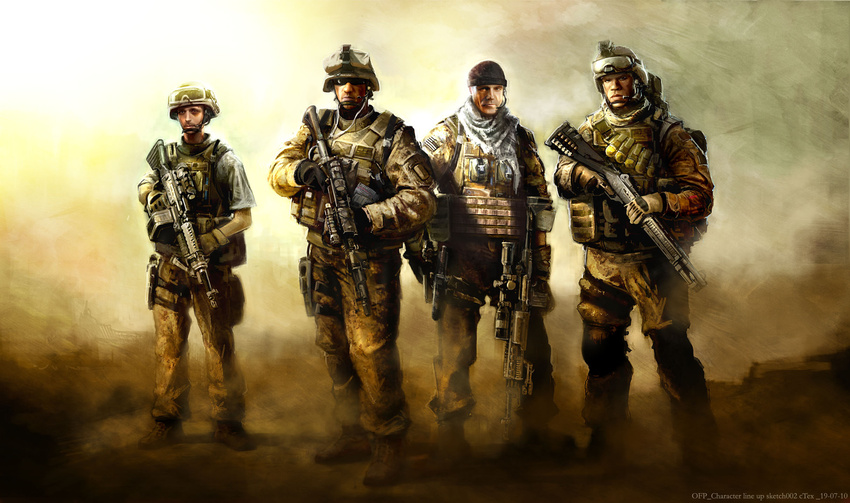 Final character line up. Copyright Codemaster2011