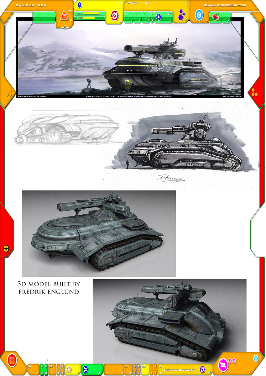 The giant Druzynik battle tank