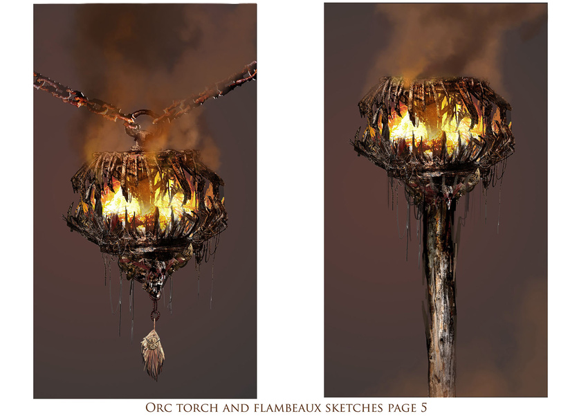 Orc Compound flambeaux