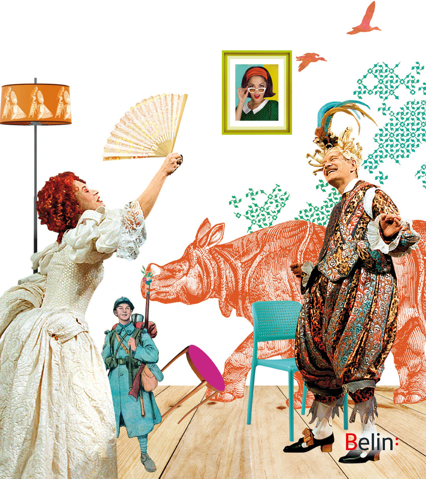 Illust. : Hélène Swynghedauw / Client : Edition Belin - Couv. Livre Scolaire 3ème