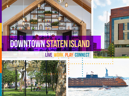 Downtown Staten Island Development Report; Art Direction & Design; New York City Economic Development Corporation
