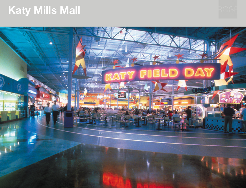 Food court signage and thematic elements, Katy, TX. With RTKL. Photos by David Whitcomb.