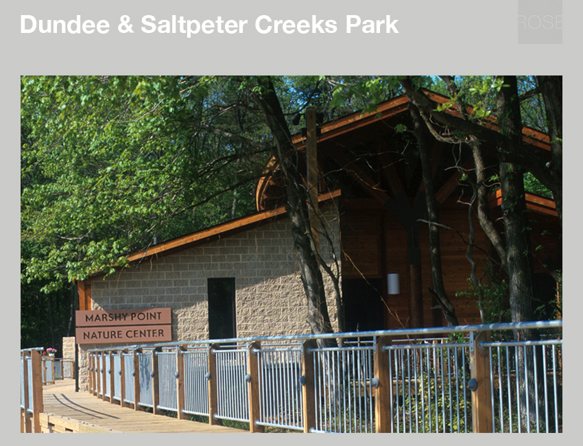 Nature center sign for nature preserve. Middle River, MD. With RTKL. Photo by David Whitcomb.